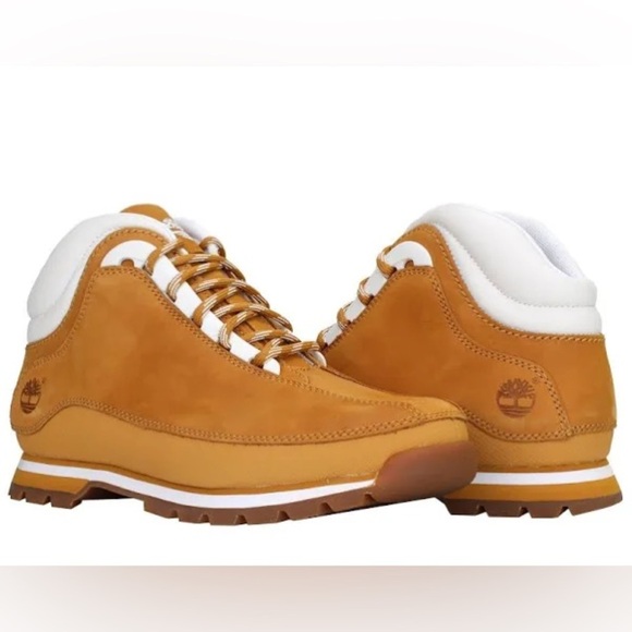 Timberland Tan and White Men's Boots - Picture 1 of 13